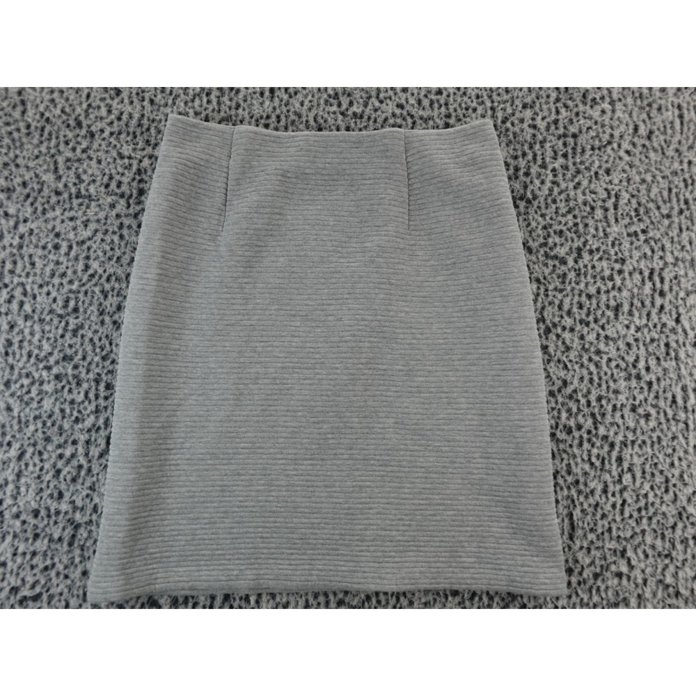 Boden Ribbed‎ Textured A Line Skirt Gray US 6R 72% Cotton